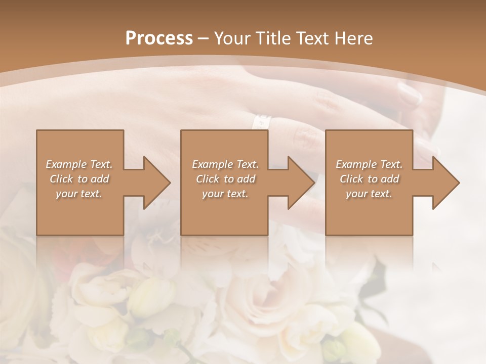 Groom Roses Commit PowerPoint Template