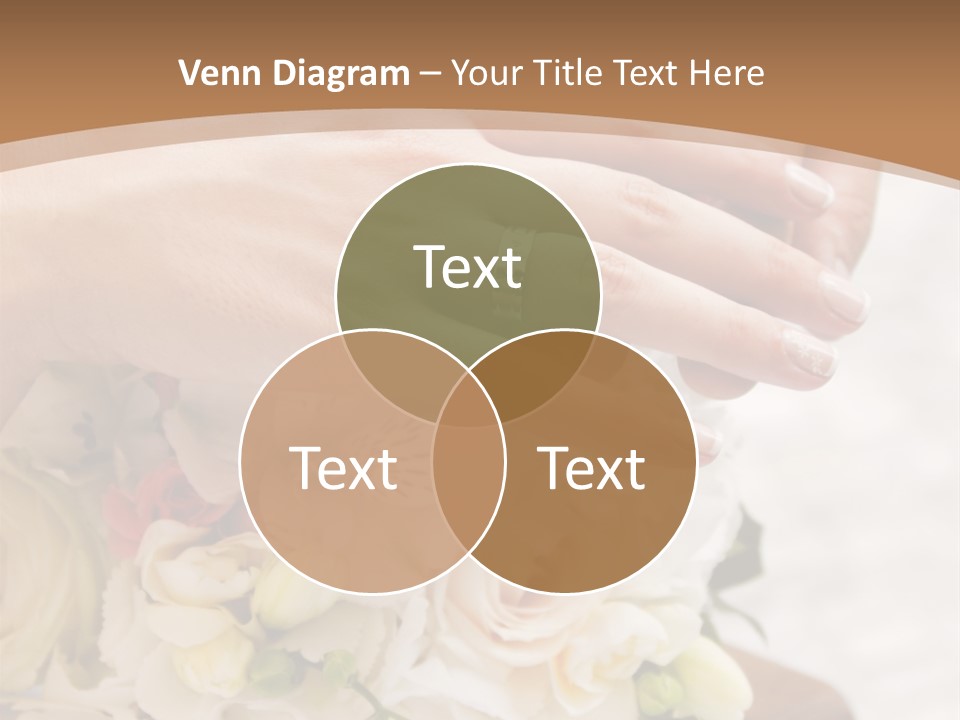 Groom Roses Commit PowerPoint Template