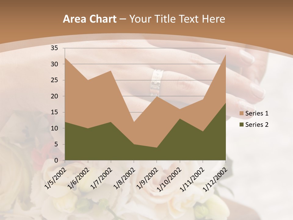 Groom Roses Commit PowerPoint Template