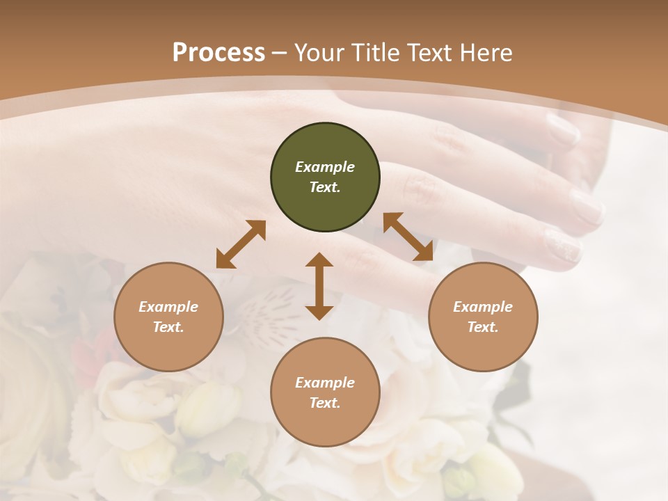 Groom Roses Commit PowerPoint Template