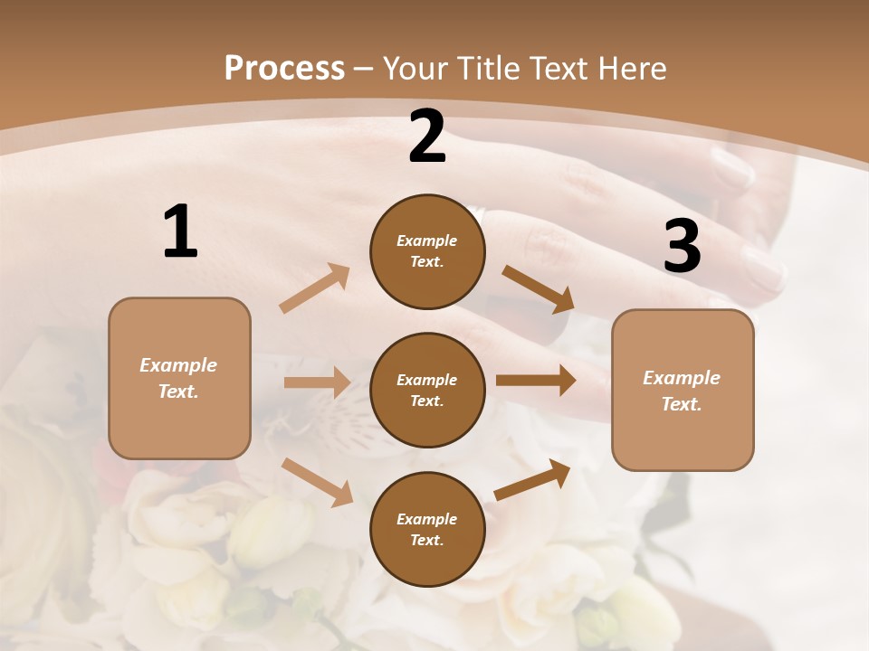 Groom Roses Commit PowerPoint Template