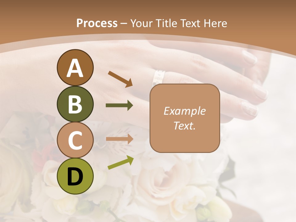 Groom Roses Commit PowerPoint Template