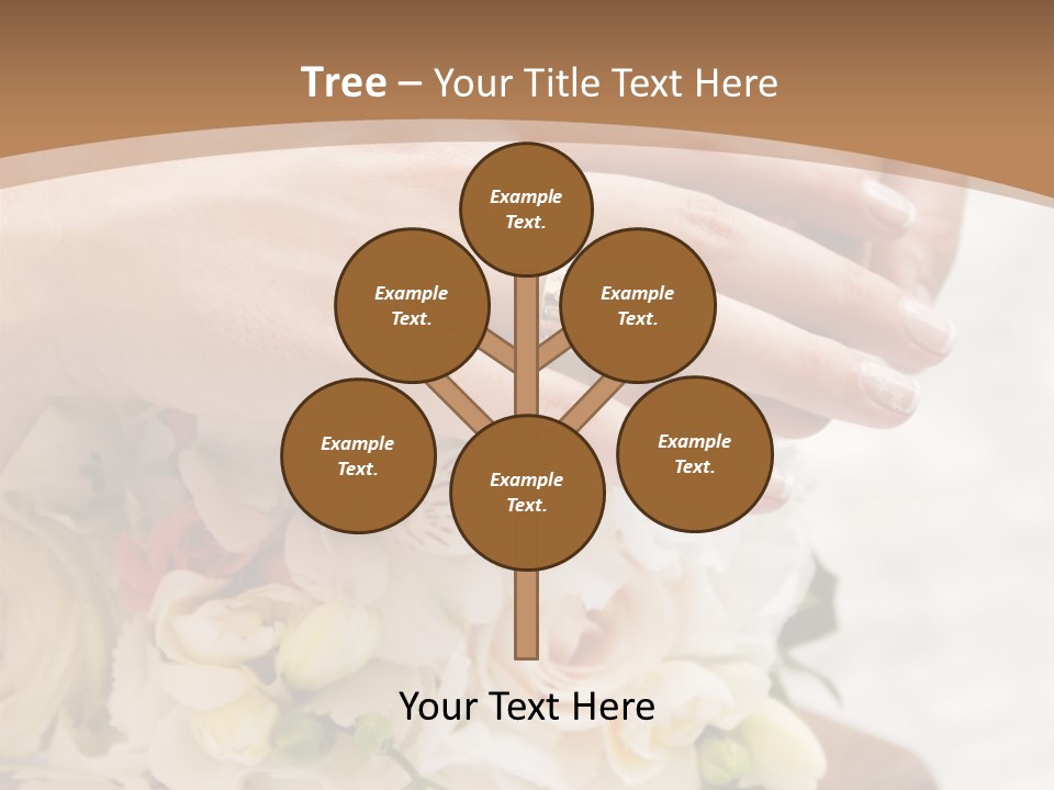 Groom Roses Commit PowerPoint Template