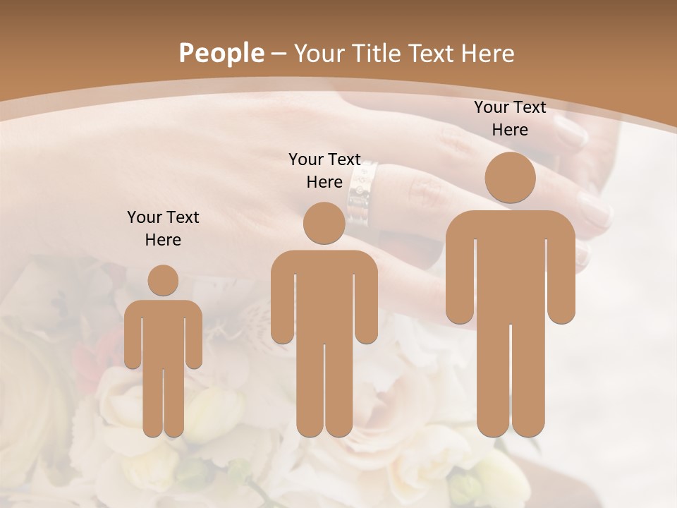 Groom Roses Commit PowerPoint Template