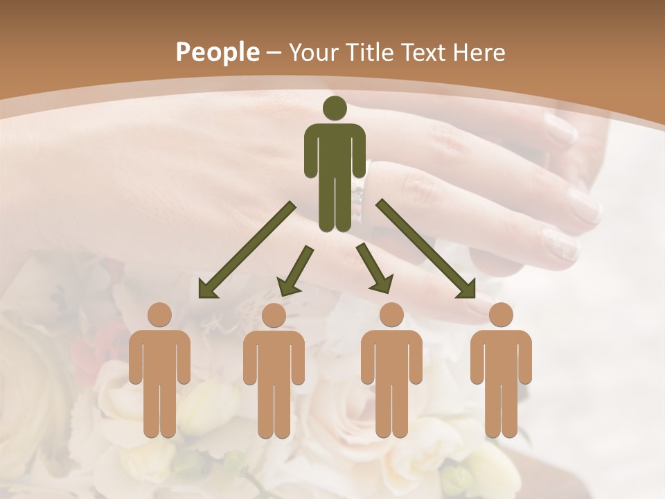 Groom Roses Commit PowerPoint Template