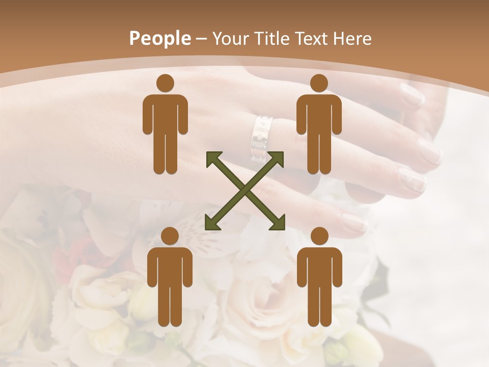 Groom Roses Commit PowerPoint Template