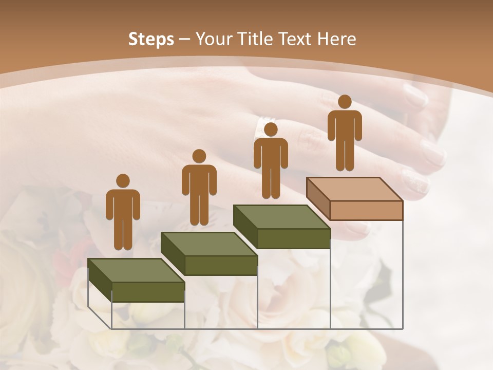 Groom Roses Commit PowerPoint Template