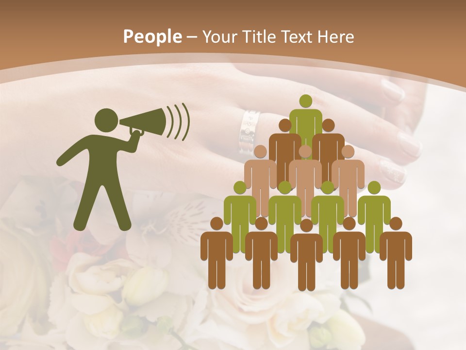 Groom Roses Commit PowerPoint Template