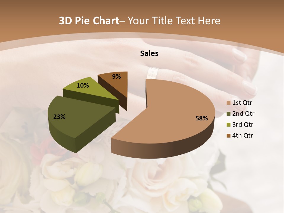 Groom Roses Commit PowerPoint Template