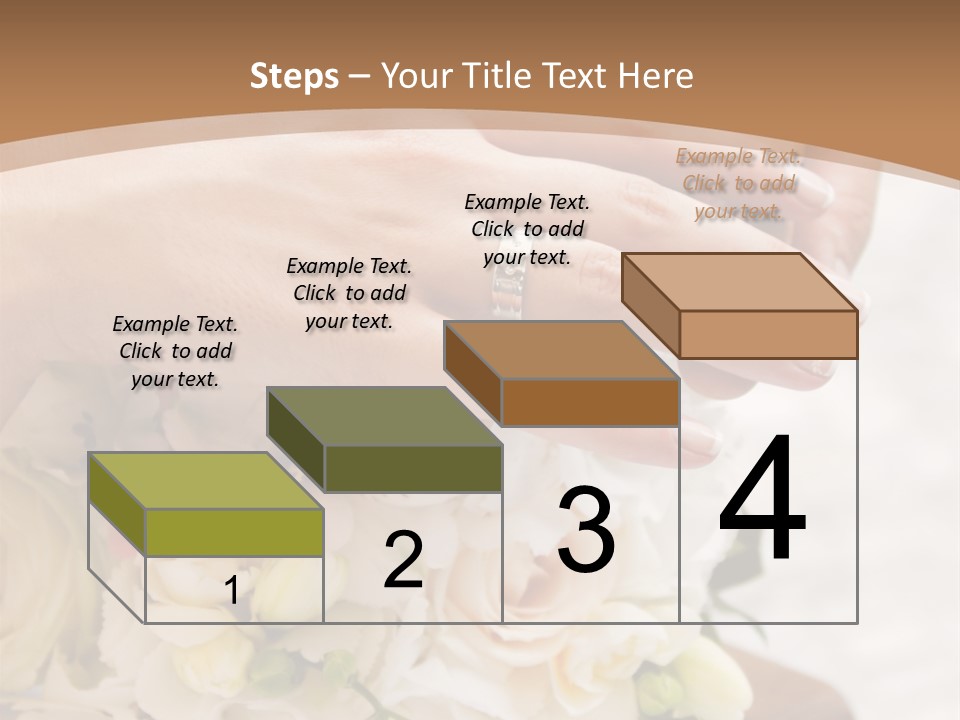 Groom Roses Commit PowerPoint Template