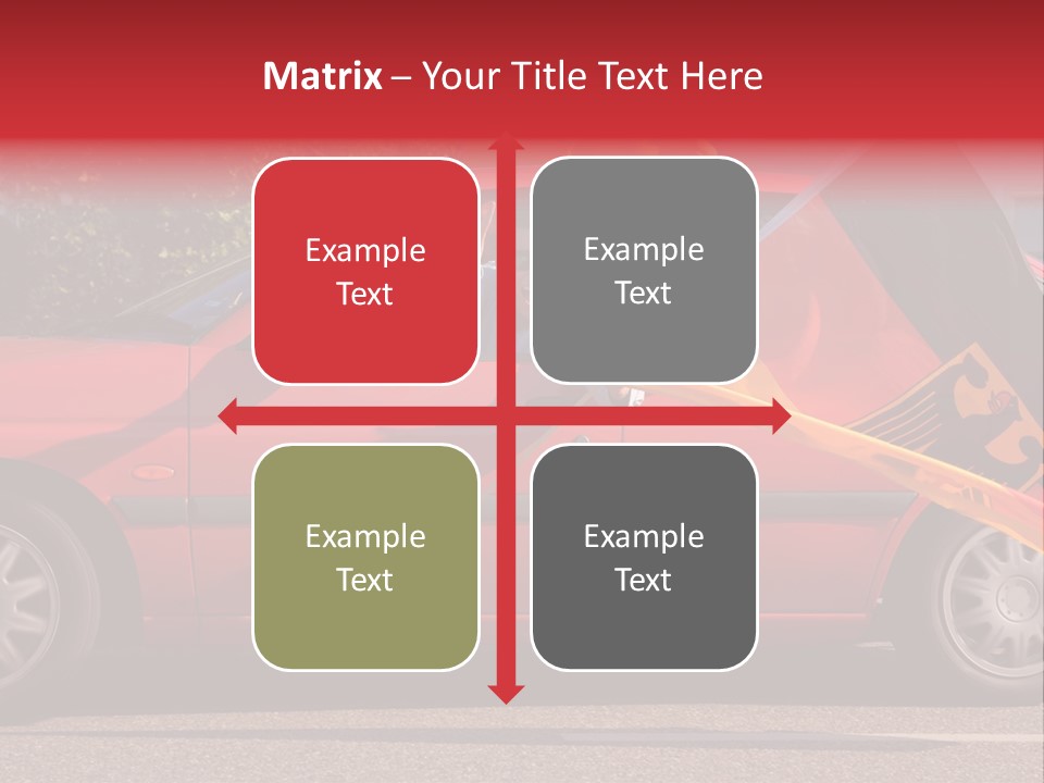 Stretch Isolated Woman PowerPoint Template