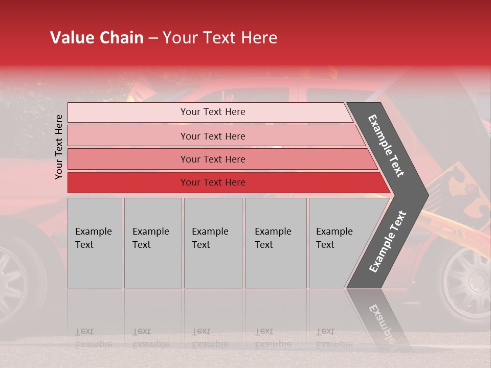 Stretch Isolated Woman PowerPoint Template