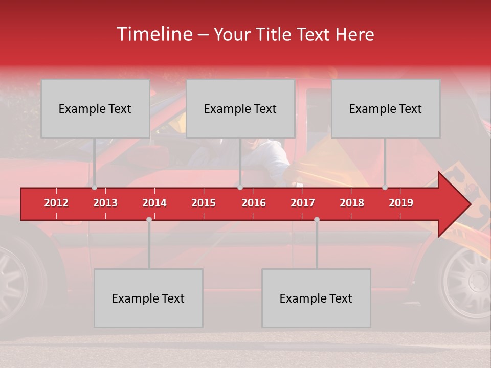 Stretch Isolated Woman PowerPoint Template