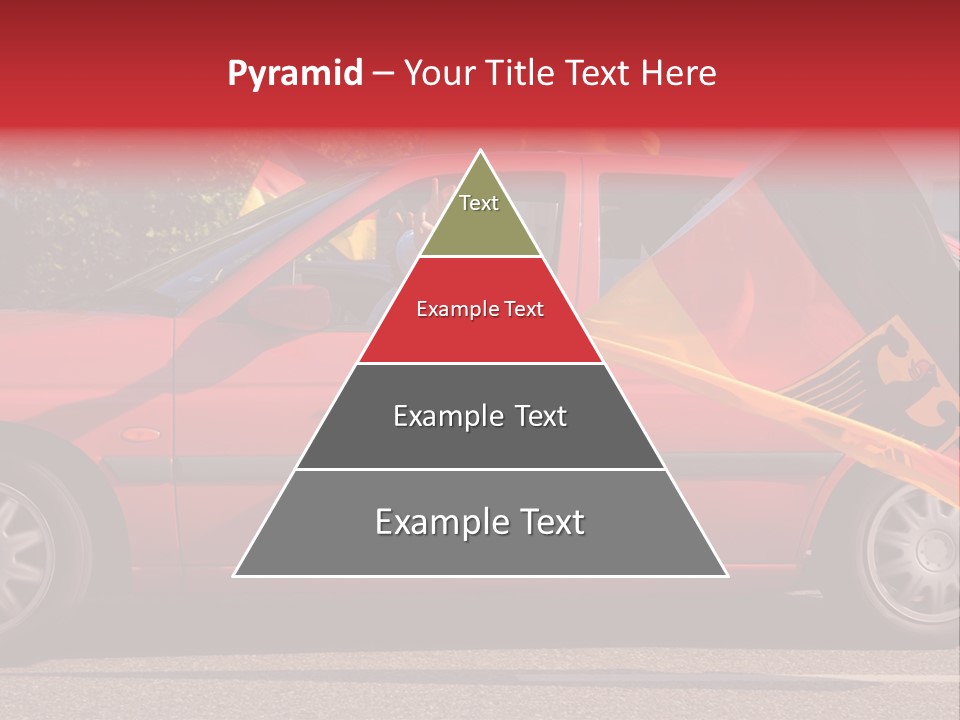 Stretch Isolated Woman PowerPoint Template