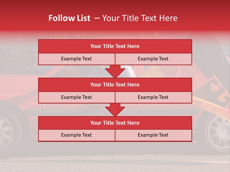 Stretch Isolated Woman PowerPoint Template