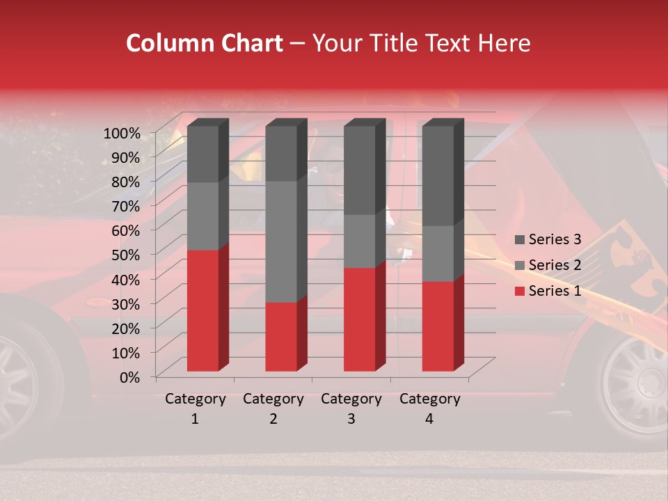 Stretch Isolated Woman PowerPoint Template