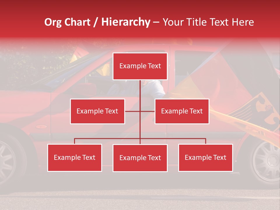 Stretch Isolated Woman PowerPoint Template