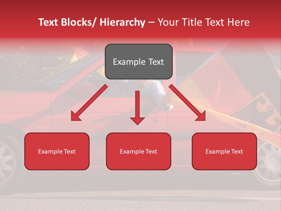 Stretch Isolated Woman PowerPoint Template