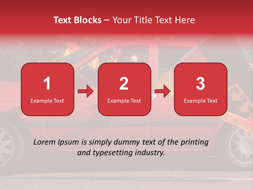 Stretch Isolated Woman PowerPoint Template