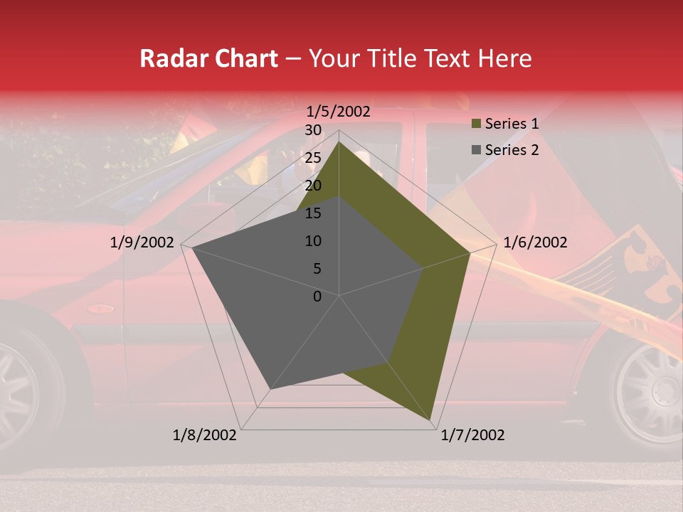 Stretch Isolated Woman PowerPoint Template