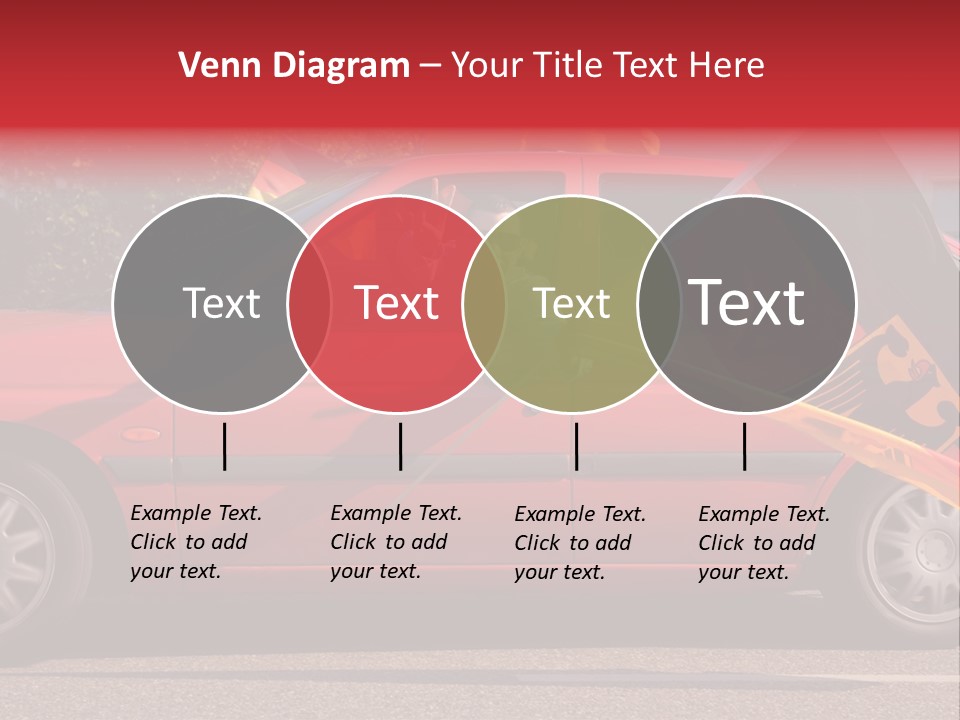 Stretch Isolated Woman PowerPoint Template