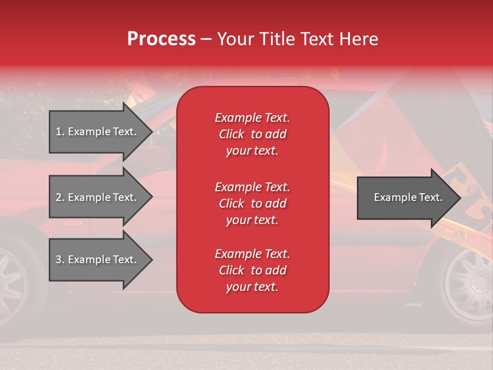 Stretch Isolated Woman PowerPoint Template