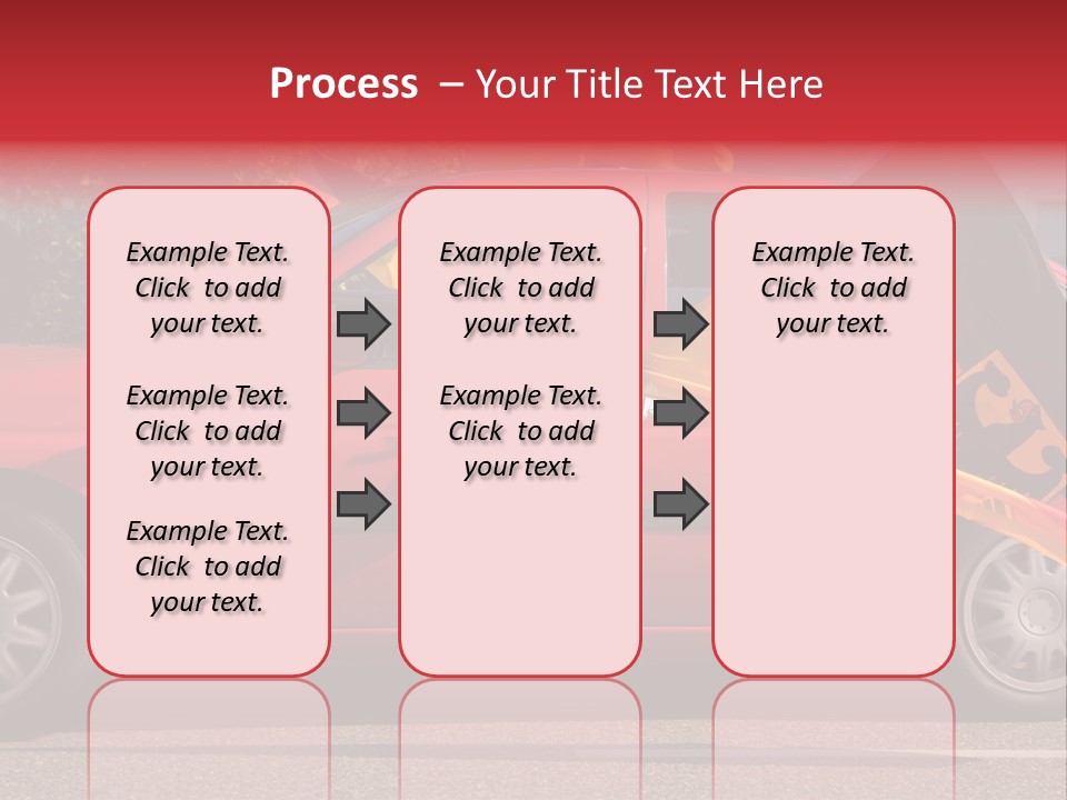 Stretch Isolated Woman PowerPoint Template