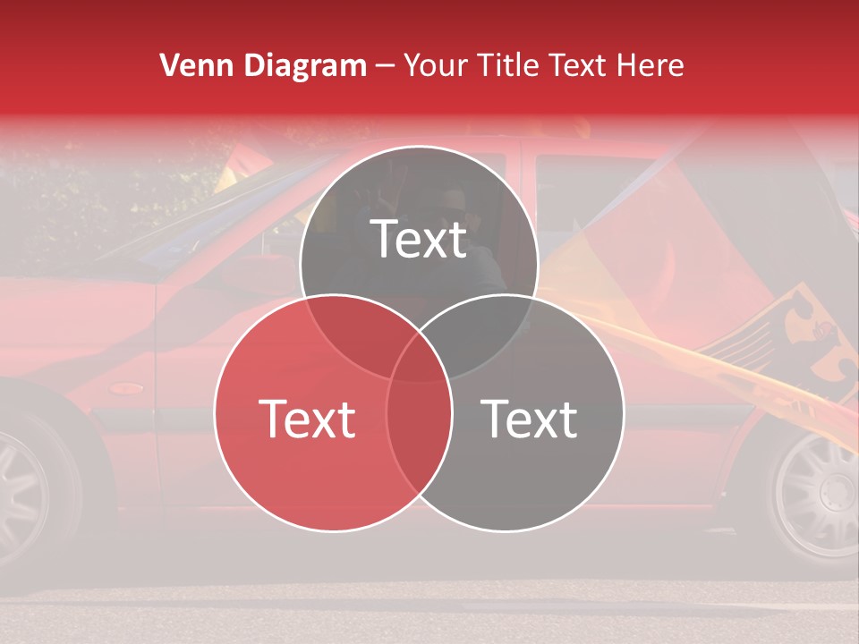 Stretch Isolated Woman PowerPoint Template