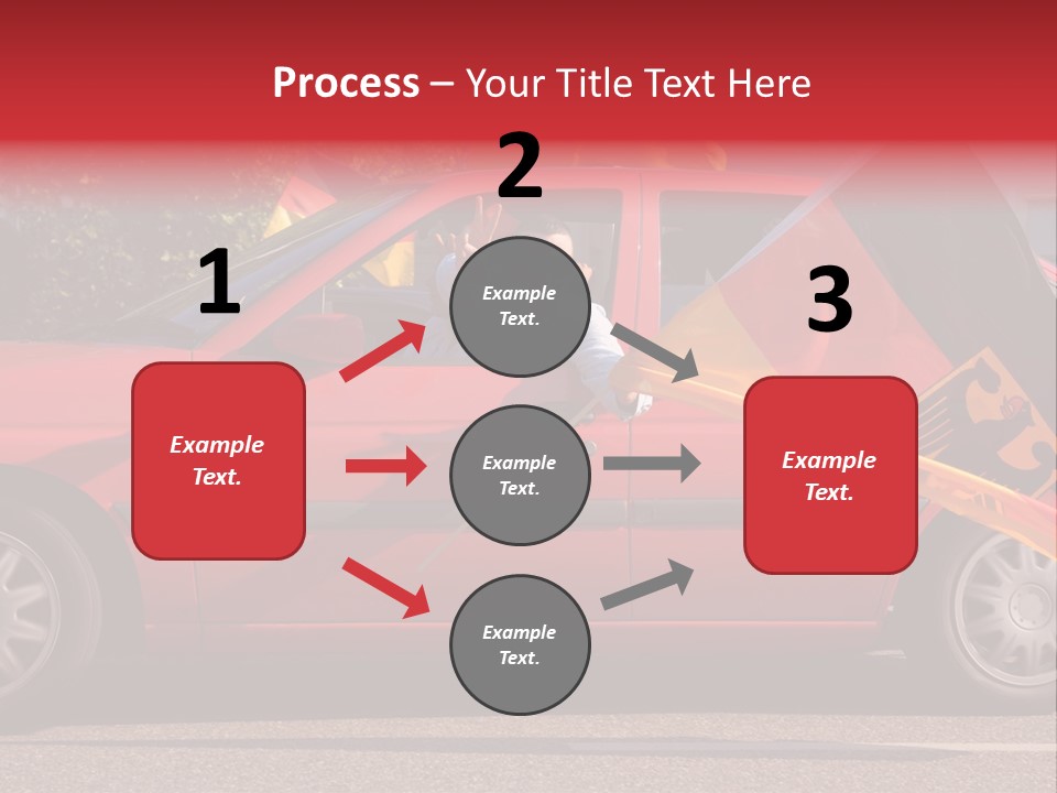 Stretch Isolated Woman PowerPoint Template