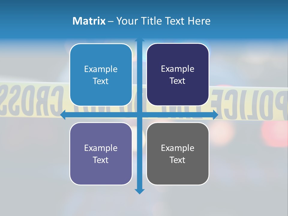 Criminal Detective Boundary PowerPoint Template