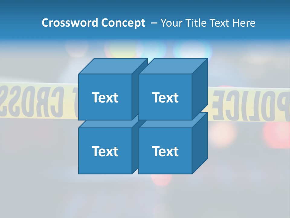 Criminal Detective Boundary PowerPoint Template