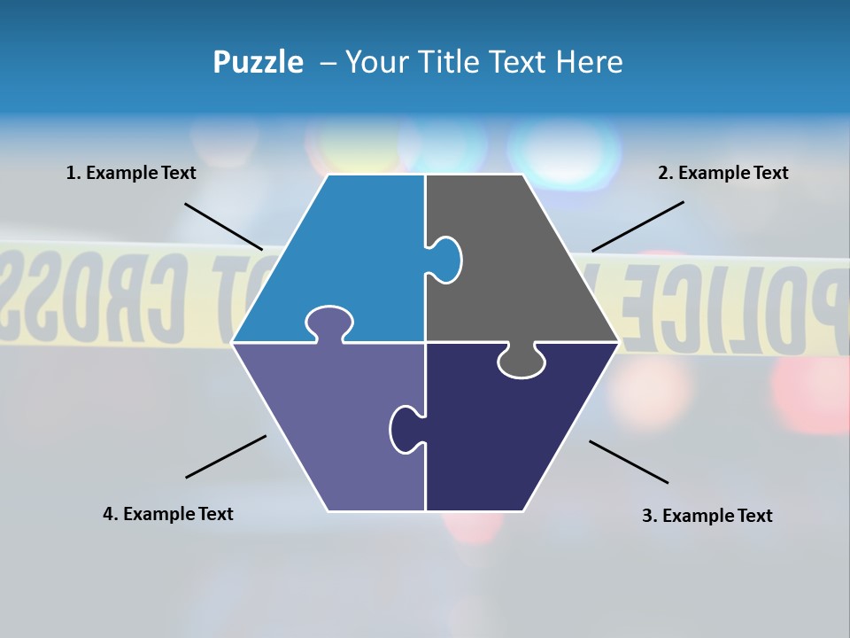Criminal Detective Boundary PowerPoint Template