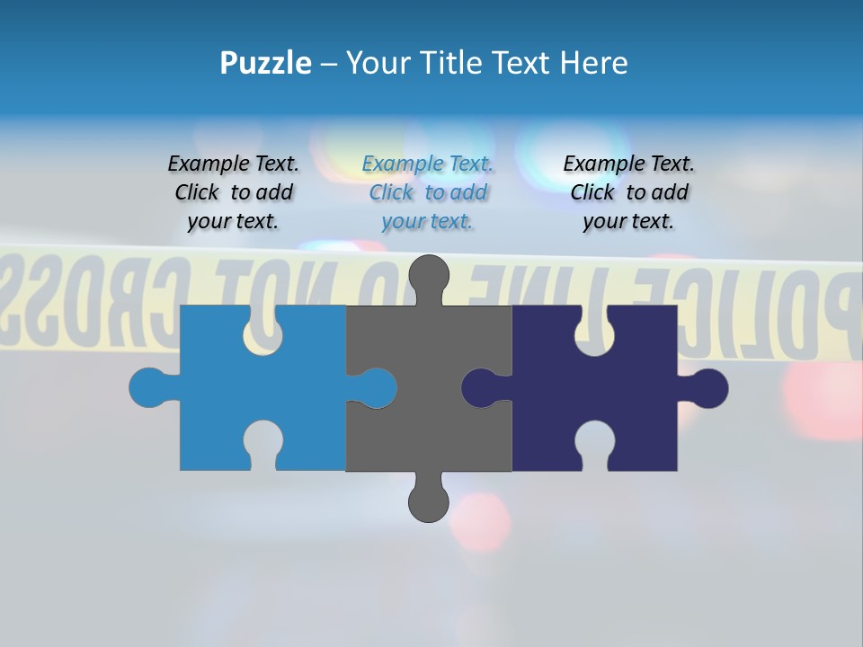 Criminal Detective Boundary PowerPoint Template