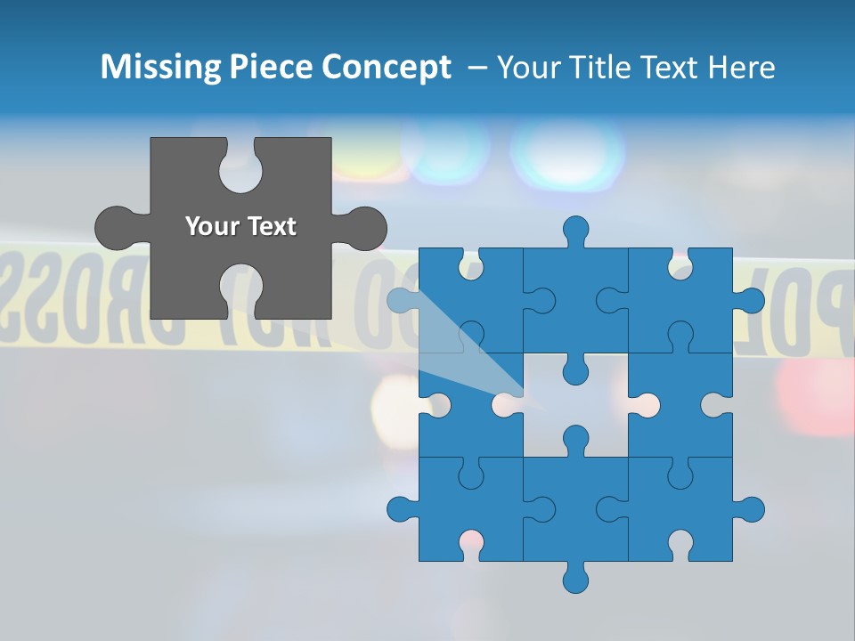 Criminal Detective Boundary PowerPoint Template