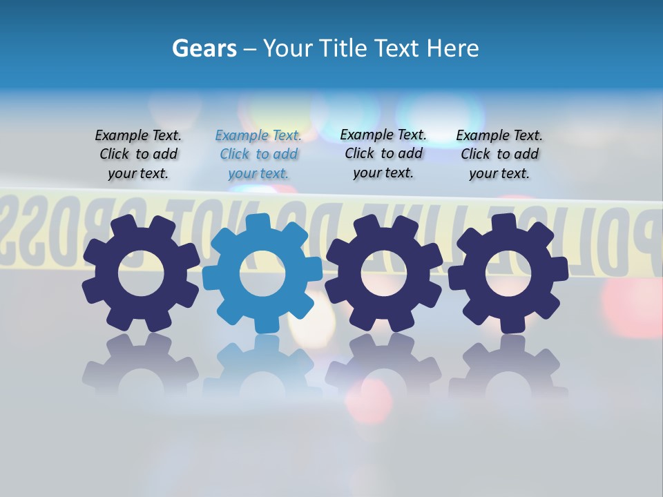 Criminal Detective Boundary PowerPoint Template