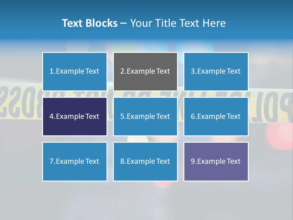 Criminal Detective Boundary PowerPoint Template