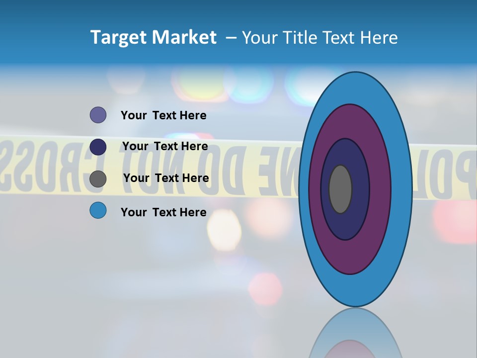 Criminal Detective Boundary PowerPoint Template