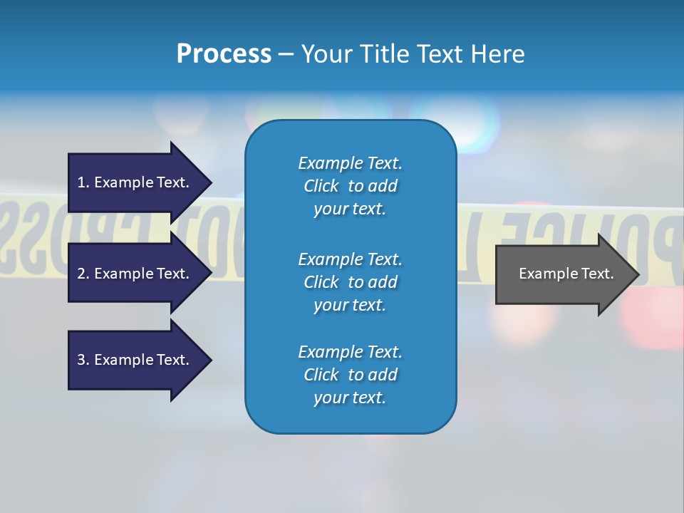 Criminal Detective Boundary PowerPoint Template