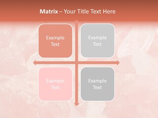 A Pile Of Pink Crystals Powerpoint Template PowerPoint Template