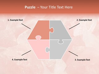 A Pile Of Pink Crystals Powerpoint Template PowerPoint Template