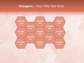 A Pile Of Pink Crystals Powerpoint Template PowerPoint Template