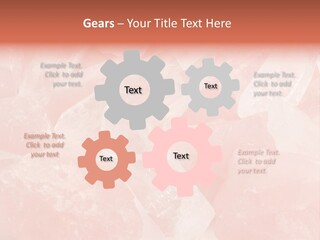 A Pile Of Pink Crystals Powerpoint Template PowerPoint Template