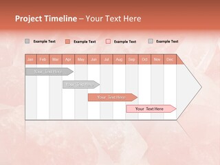 A Pile Of Pink Crystals Powerpoint Template PowerPoint Template