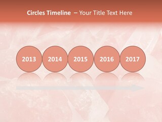 A Pile Of Pink Crystals Powerpoint Template PowerPoint Template