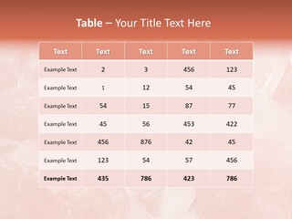 A Pile Of Pink Crystals Powerpoint Template PowerPoint Template