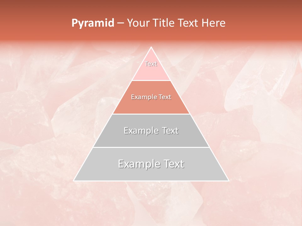 A Pile Of Pink Crystals Powerpoint Template PowerPoint Template