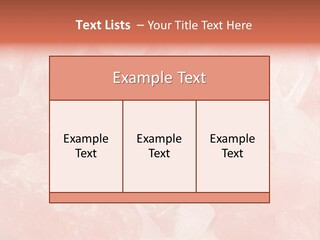A Pile Of Pink Crystals Powerpoint Template PowerPoint Template