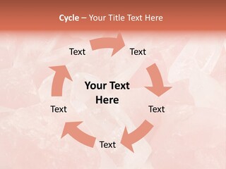 A Pile Of Pink Crystals Powerpoint Template PowerPoint Template
