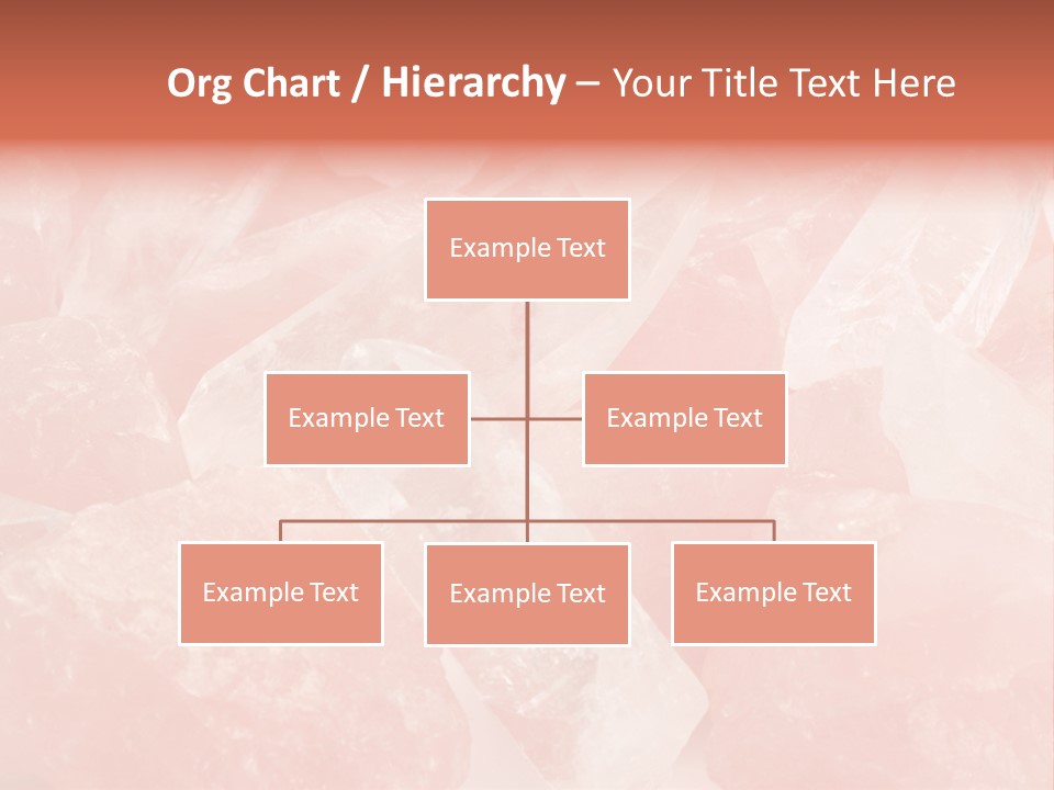 A Pile Of Pink Crystals Powerpoint Template PowerPoint Template