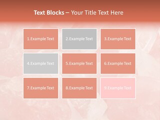 A Pile Of Pink Crystals Powerpoint Template PowerPoint Template